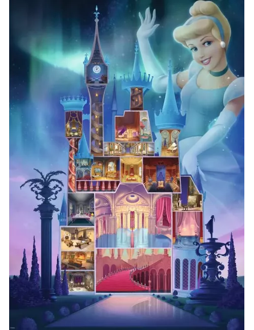 Puzzle Disney : Cendrillon - Collection Château Disney Princesses - 1000 pièces 