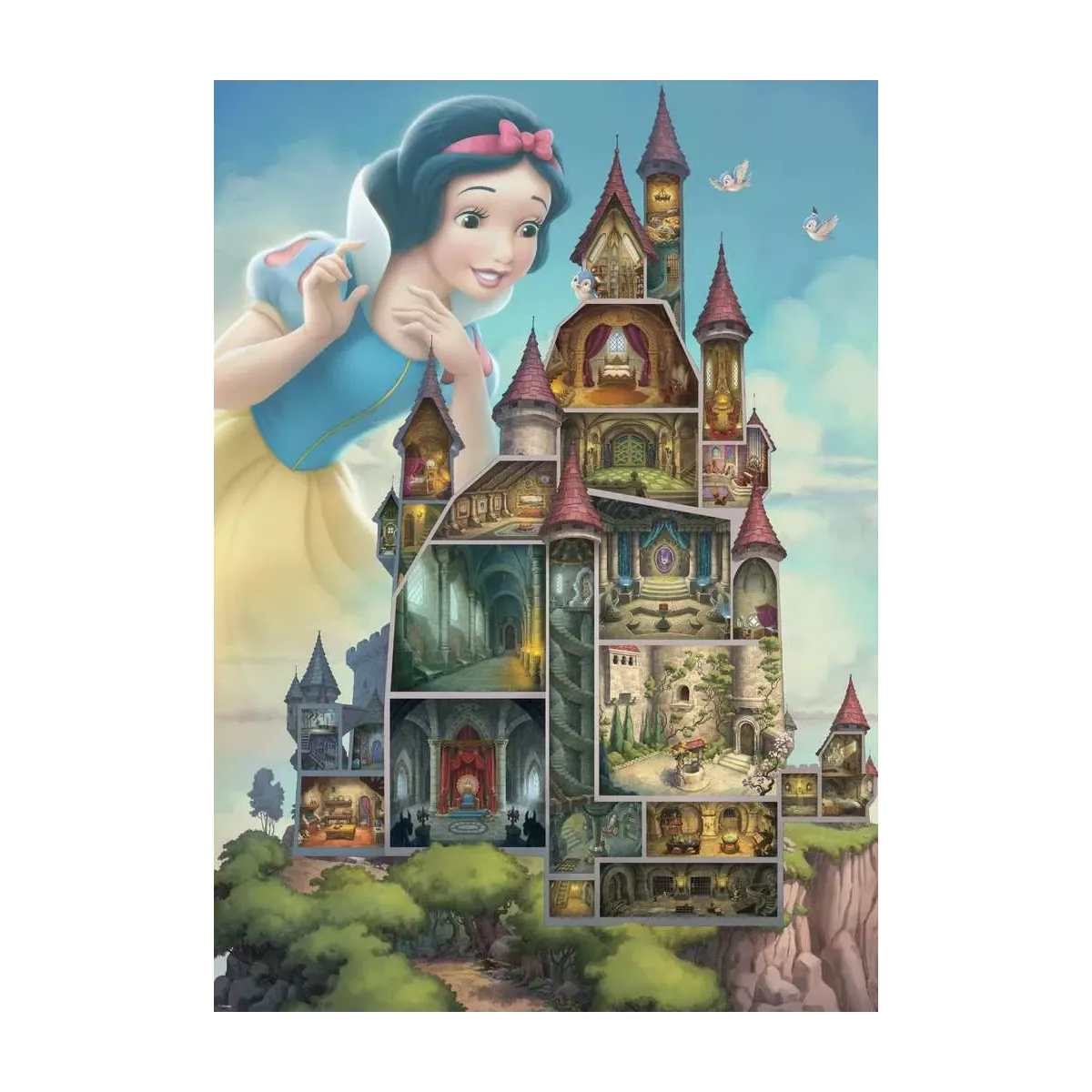 Puzzle Disney : Blanche Neige - Collection Château Disney Princesses - 1000 pièces 