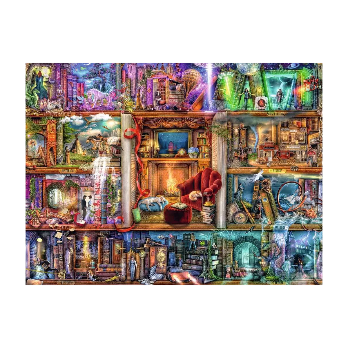 Puzzle La grande Bibliothèque - 1500 pièces 