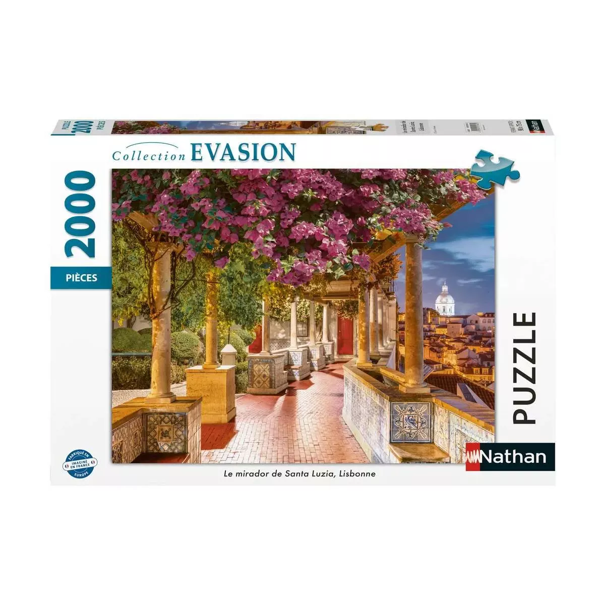 Puzzle Le mirador de Santa Luzia à Lisbonne - 2000 pièces 