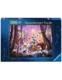 Puzzle Nuit de Noël enchantée - 2000 pièces 