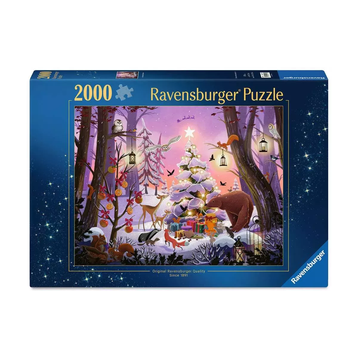 Puzzle Nuit de Noël enchantée - 2000 pièces 