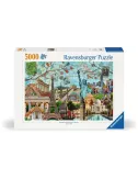 Puzzle Carte Postale des Monuments - 5000 pièces 