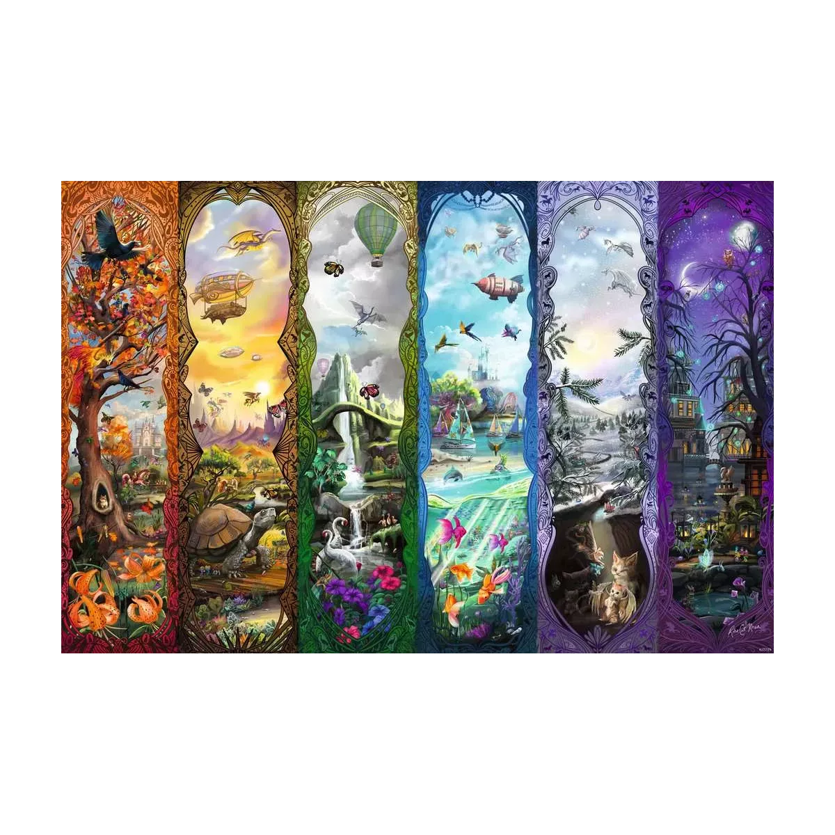 Puzzle Les Six Portails - 7000 pièces 