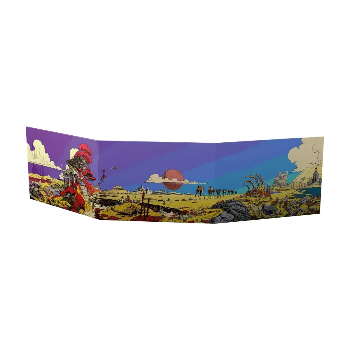 Ultraviolet Grassland - Les Prairies Ultraviolettes et la Cité Noire : Carte et Écran 