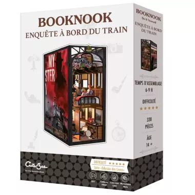 Book Nook CuteBee - Enquête à Bord du Train - 338 Pièces