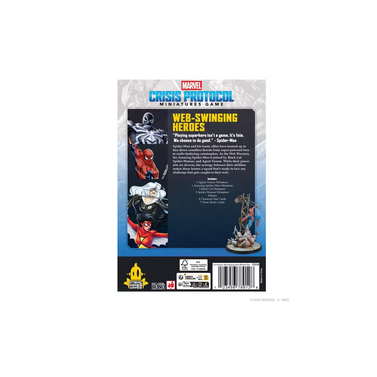 Marvel Crisis Protocol : Web-Swinging Heroes - Affiliation Pack 