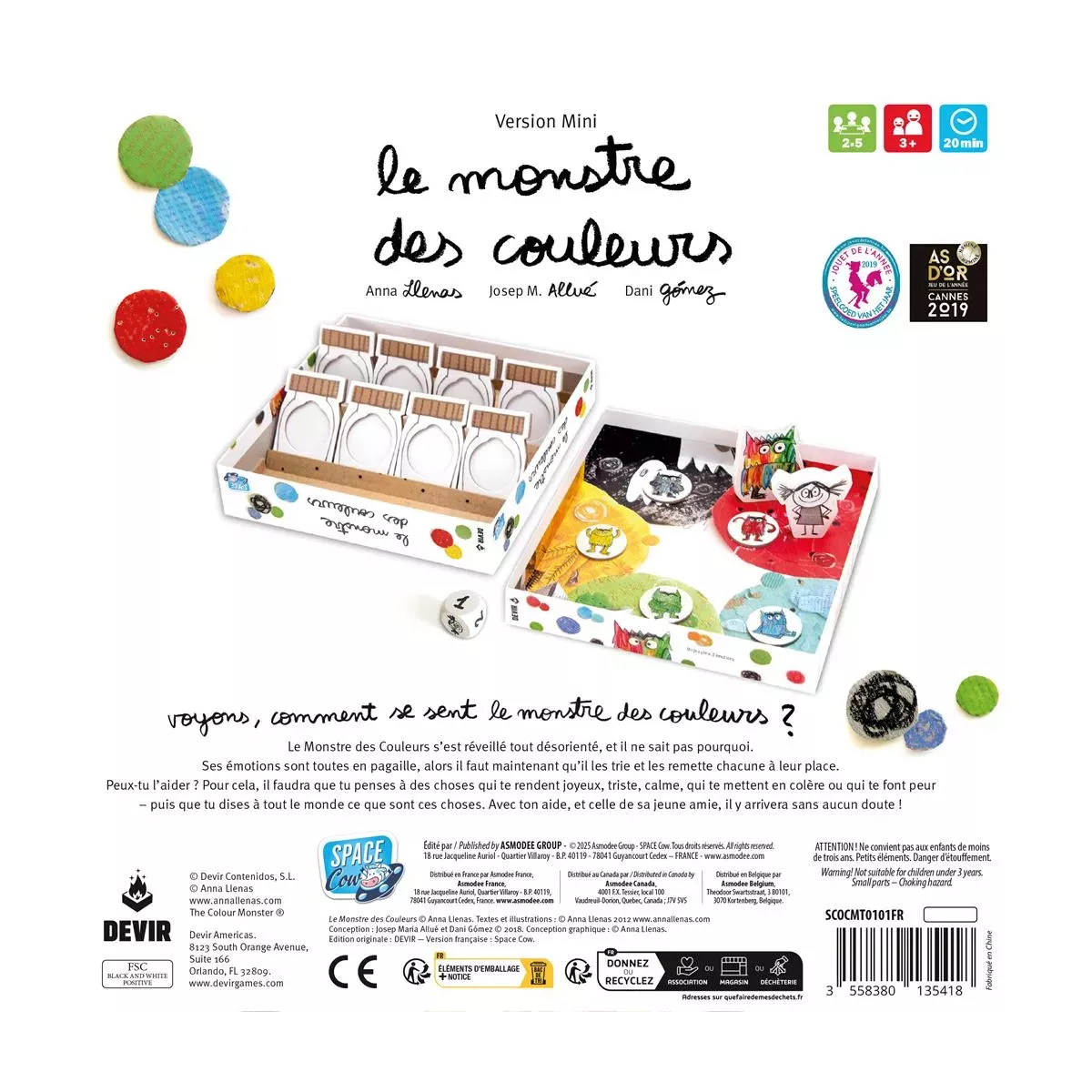 Le Monstre des Couleurs - Version Mini 