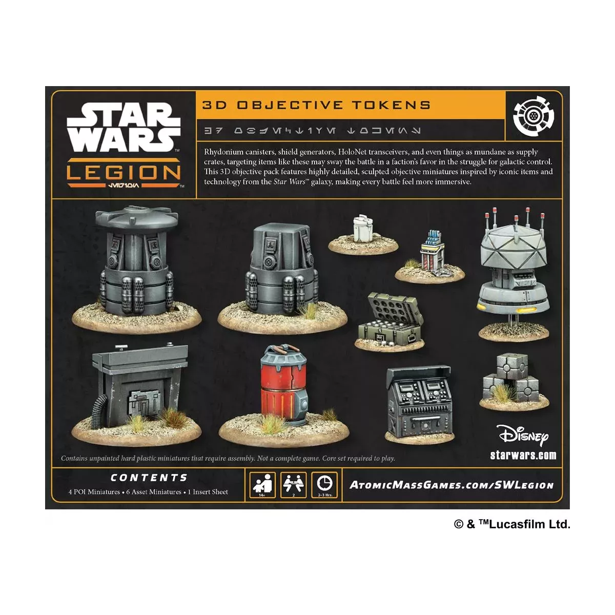 Star Wars : Légion - 3D Objective Tokens - Extension 