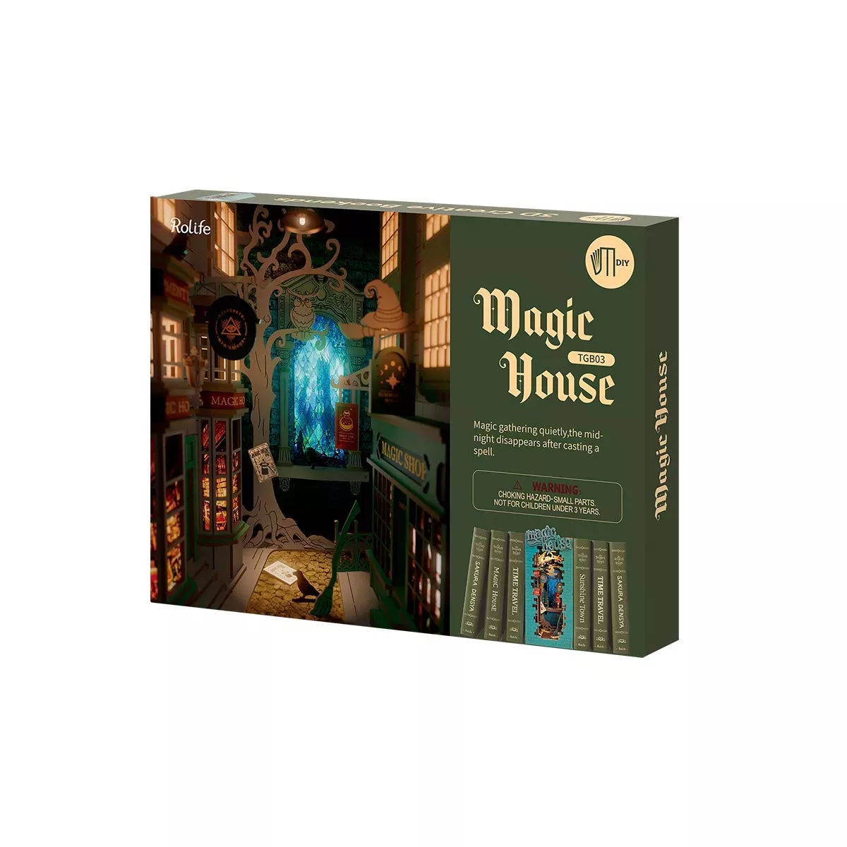 Book Nook Rolife - Magic House - 216 Pièces 