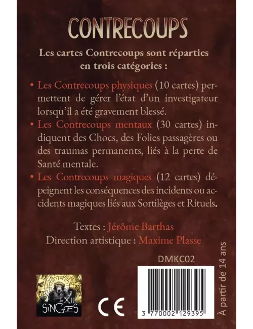 Cthulhu Hack : Contrecoups 