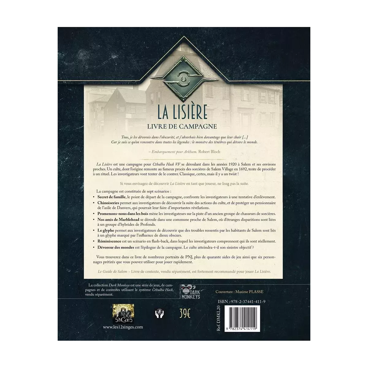 Cthulhu Hack : La Lisière - Livre de Campagne 
