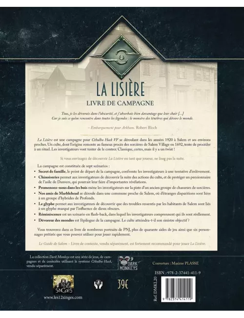 Cthulhu Hack : La Lisière - Livre de Campagne 