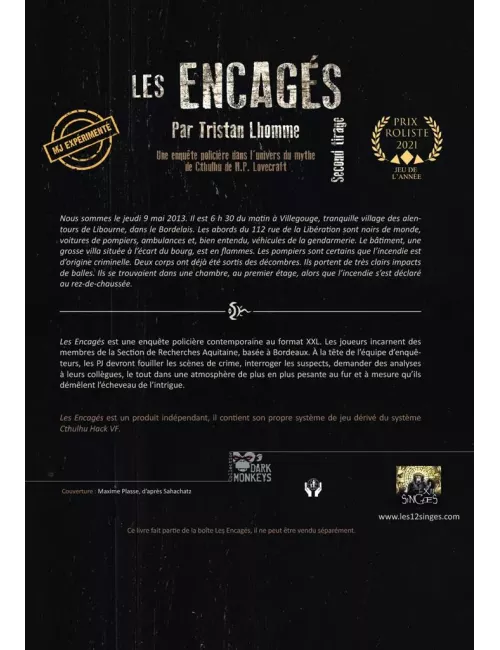 Cthulhu Hack : Les Encagés 