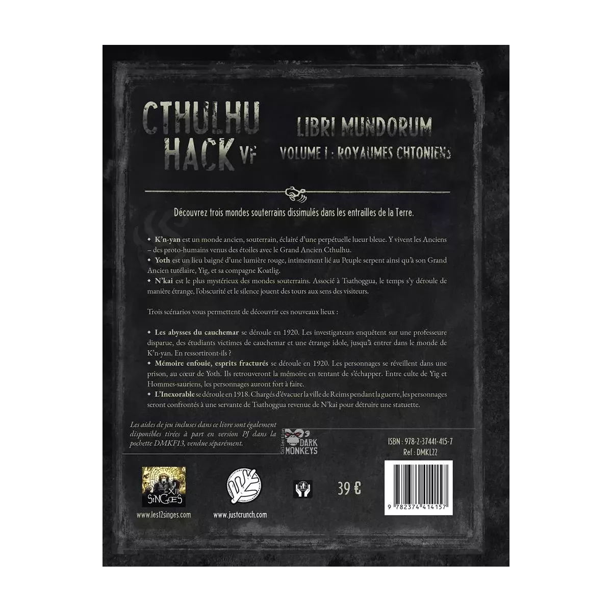 Cthulhu Hack : Libri Mundorum - Royaumes Chtoniens 