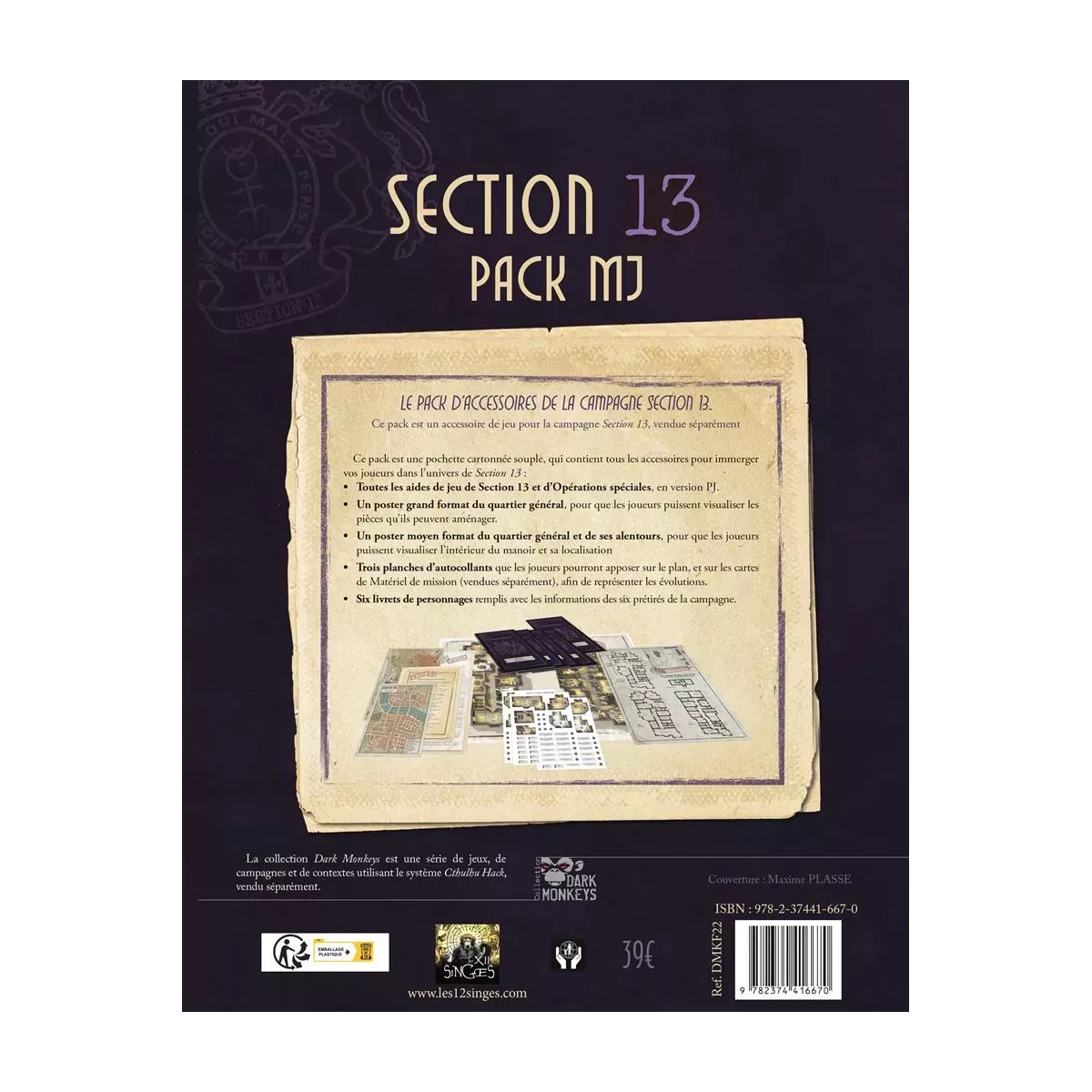 Cthulhu Hack : Section 13 - Pack MJ 