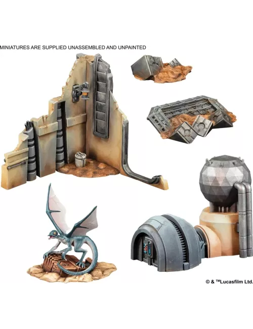 Star Wars : Légion - Galactic Battlefield Terrain Starter Set - Extension Terrain 