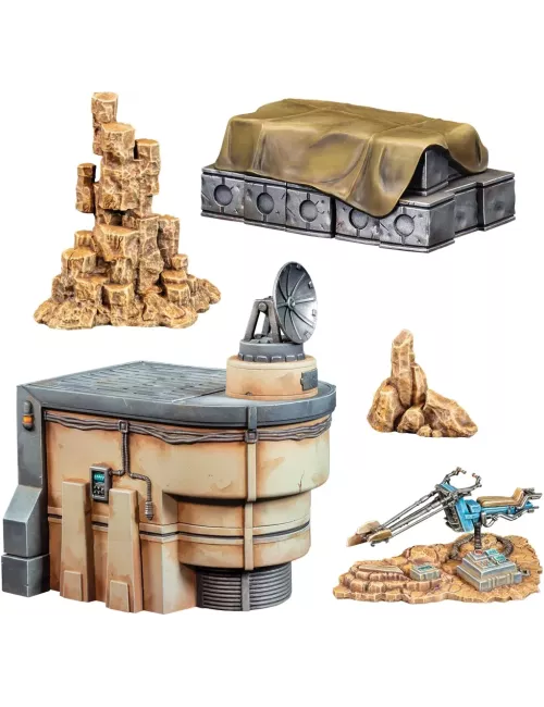 Star Wars : Légion - Galactic Battlefield Terrain Starter Set - Extension Terrain 