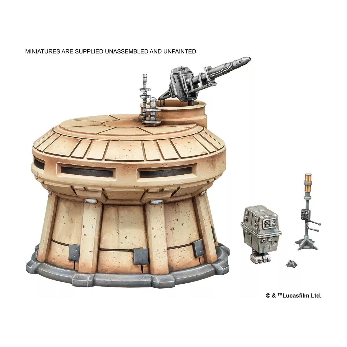 Star Wars : Légion - Galactic Battlefield Terrain Starter Set - Extension Terrain 