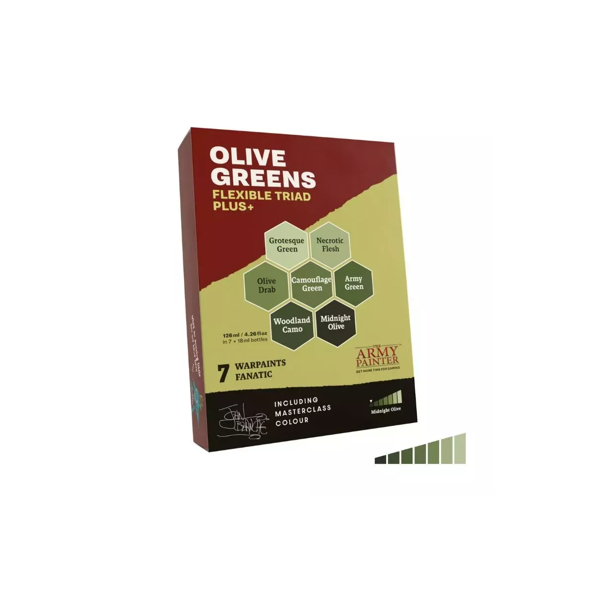 Warpaints Fanatic : Olive Greens Flexible Triad PLUS+ 