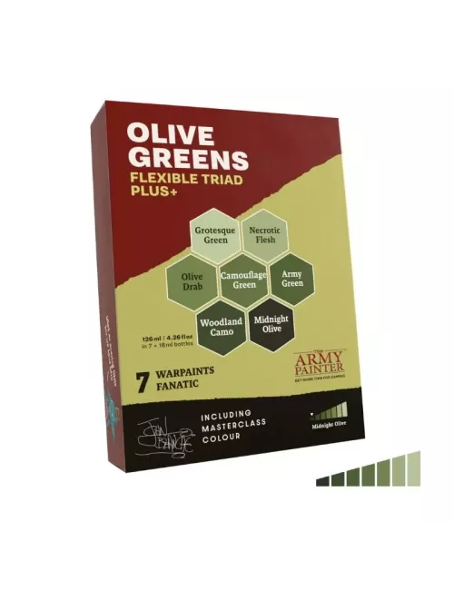 Warpaints Fanatic : Olive Greens Flexible Triad PLUS+ 