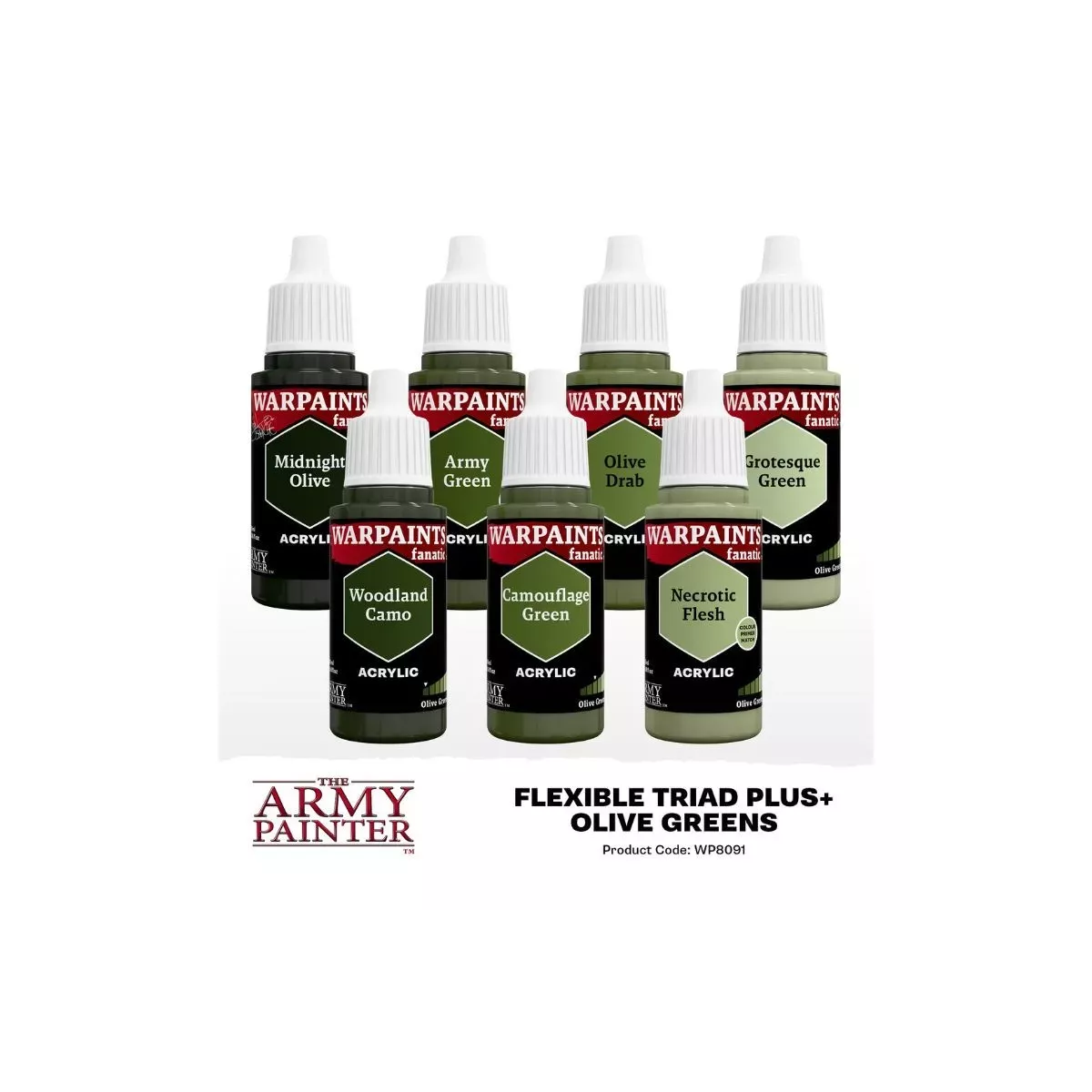 Warpaints Fanatic : Olive Greens Flexible Triad PLUS+ 