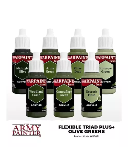 Warpaints Fanatic : Olive Greens Flexible Triad PLUS+ 