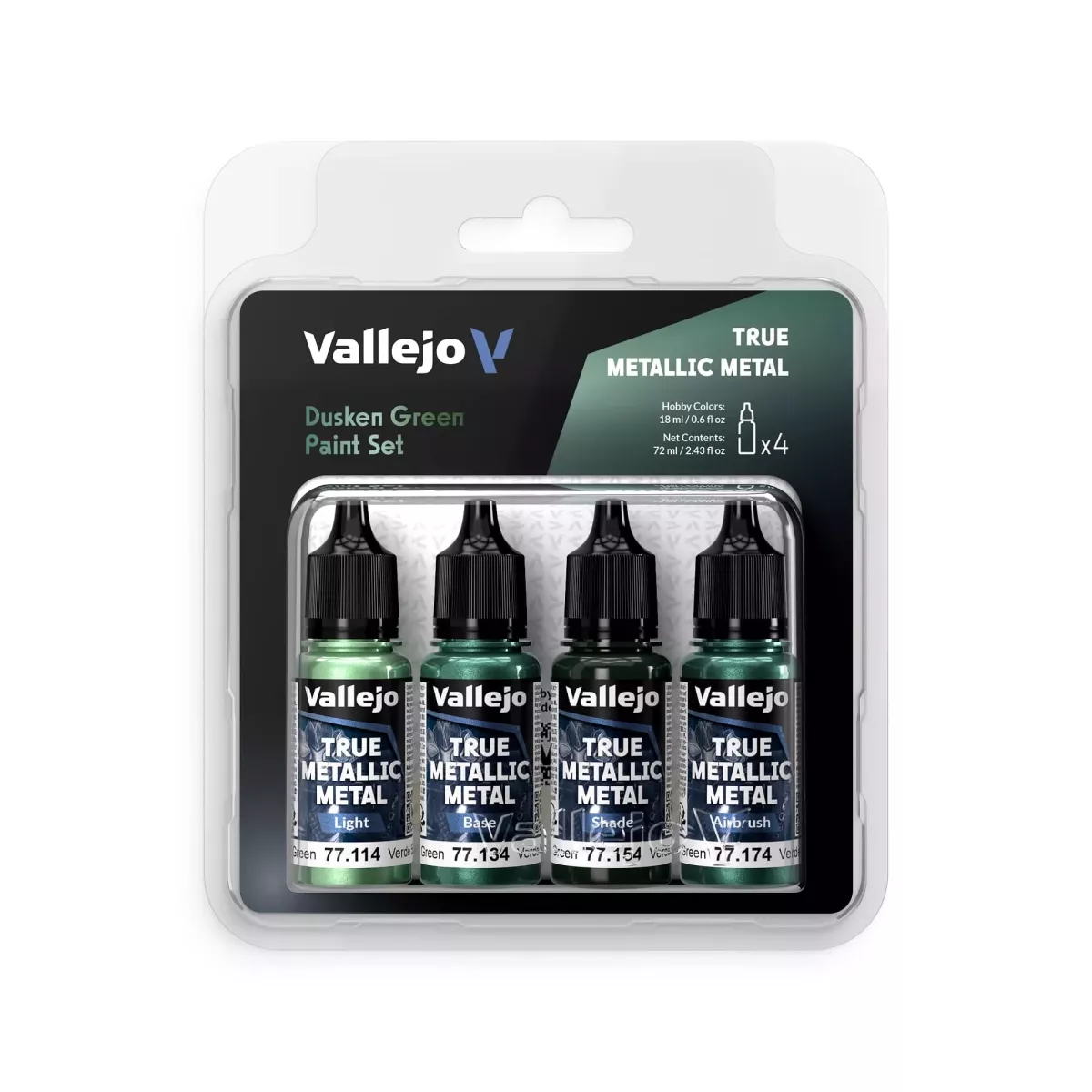 True Metallic Metal Set Vert sombre - Peinture 
