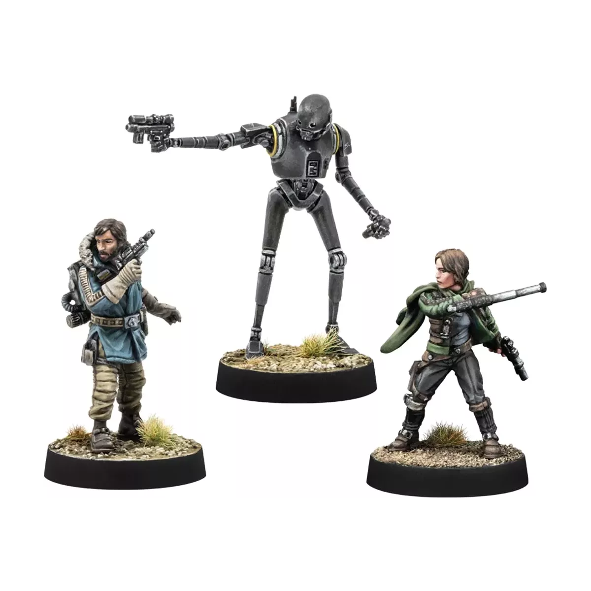Star Wars : Légion - Cassian Andor, Jyn Erso & K-2SO - Extension Commandant / Agent 