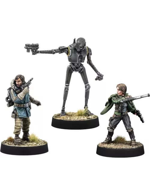 Star Wars : Légion - Cassian Andor, Jyn Erso & K-2SO - Extension Commandant / Agent 