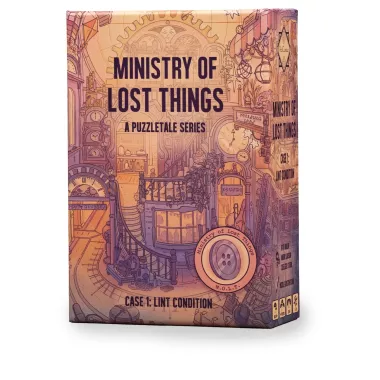 Ministry of Lost Things : Case 1 Lint Condition - Version Anglaise - Jeu de société - PostCurious - Ludum.fr