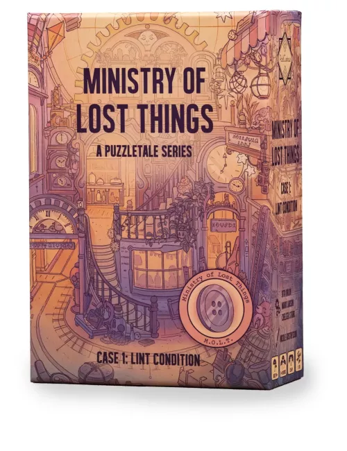 Ministry of Lost Things : Case 1 Lint Condition - Version Anglaise - Jeu de société - PostCurious - Ludum.fr