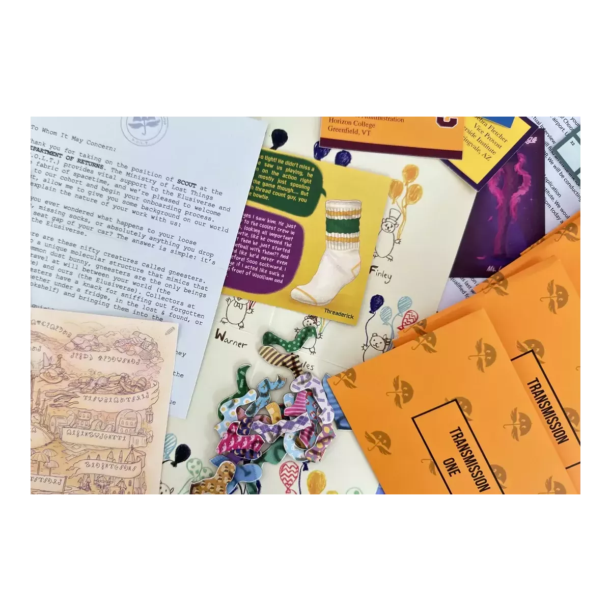 Ministry of Lost Things : Case 1 Lint Condition - Version Anglaise - Jeu de société - PostCurious - Ludum.fr