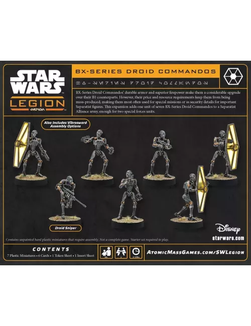 Star Wars : Légion - BX-Series Doid Commando (Reissue) - Extension d'Unité 