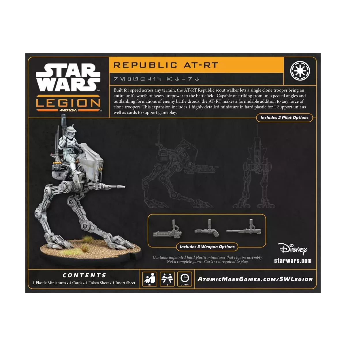 Star Wars : Légion - Republic AT-RT (Reissue) - Extension d'Unité 