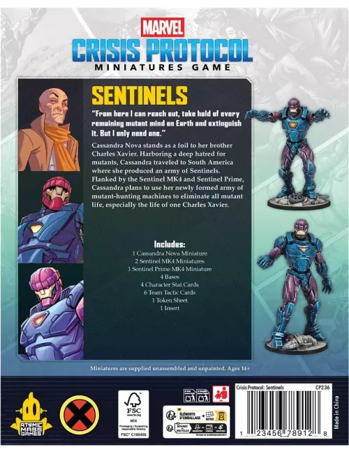 Marvel Crisis Protocol : Sentinels - Affiliation Pack 