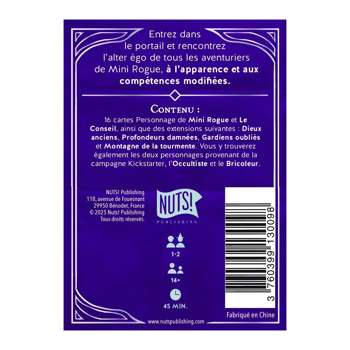 Mini Rogue - Saison 2 : Au-delà du Portail - Extension - Ludum.fr