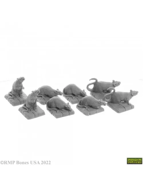 Dire Rats - Figurine Créatures Reaper Miniatures 