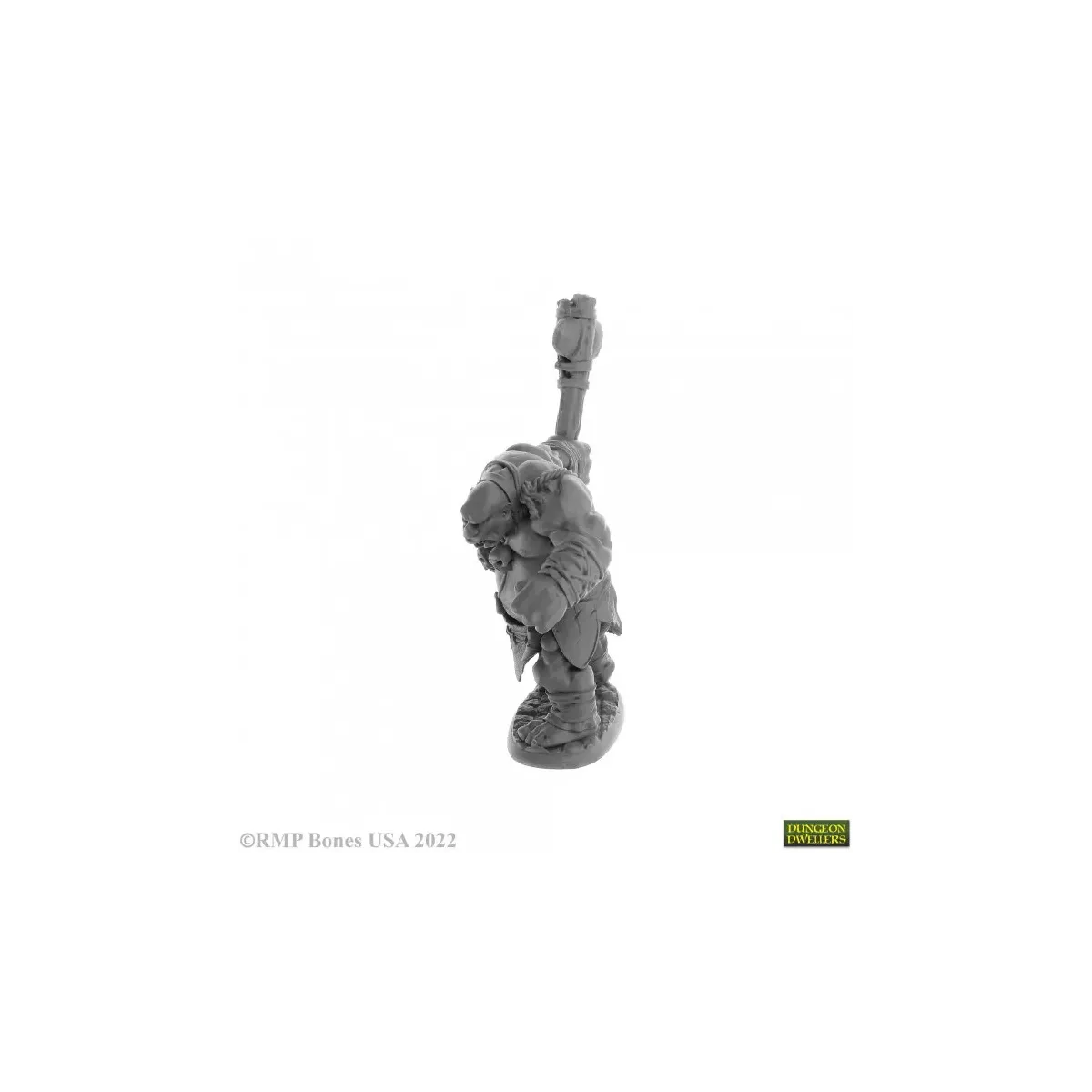 Ogre Clubber, Ogre Fighter - Figurine Créatures Reaper Miniatures 