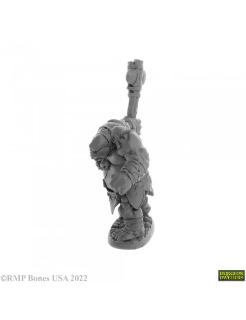 Ogre Clubber, Ogre Fighter - Figurine Créatures Reaper Miniatures 