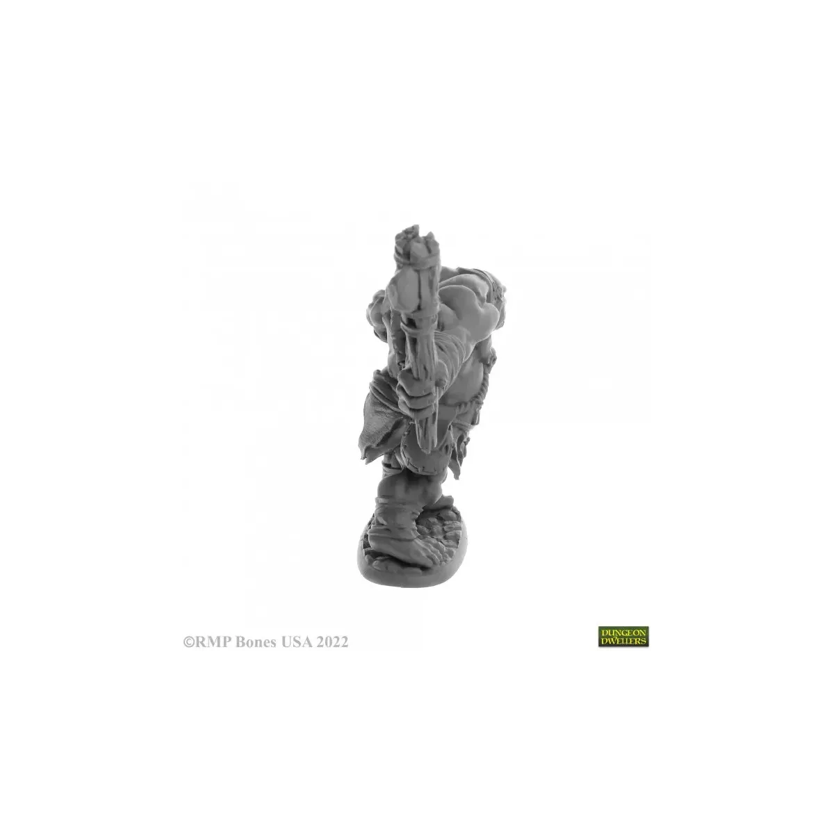 Ogre Clubber, Ogre Fighter - Figurine Créatures Reaper Miniatures 