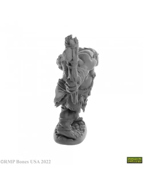 Ogre Clubber, Ogre Fighter - Figurine Créatures Reaper Miniatures 