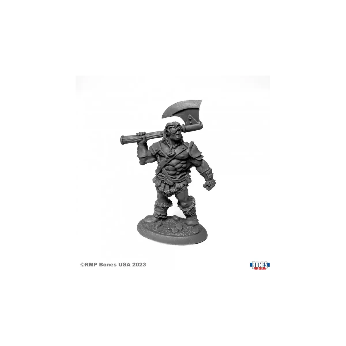 Bertok The Brave, Human Barbarian - Figurine Héros & Héroïnes Reaper Miniatures 