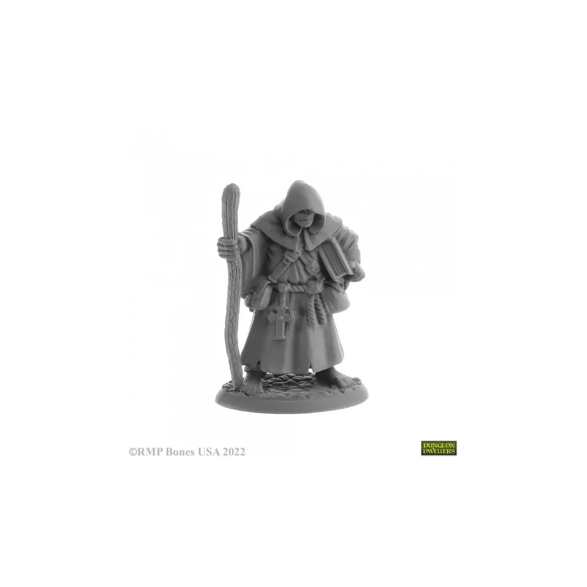 Brother Hammond, Traveling Monk, Human Monk - Figurine Héros & Héroïnes Reaper Miniatures 