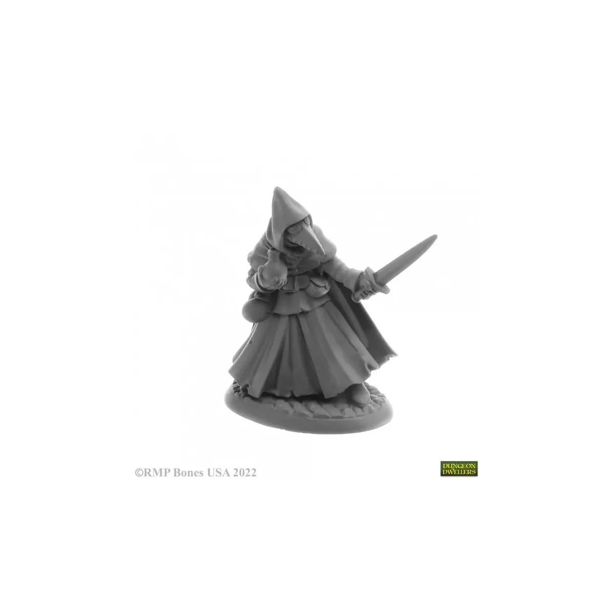 Brother Lazarus, Plague Doctor, Human Cleric - Figurine Héros & Héroïnes Reaper Miniatures 
