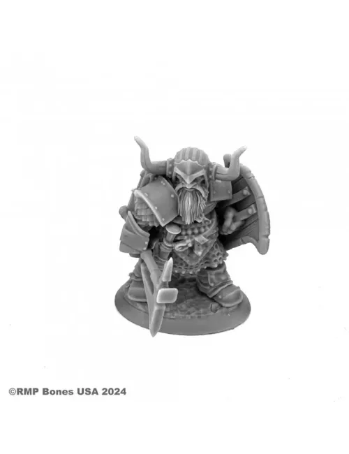 Dromn Ironsworn, Dwarf Warrior, ReaperCon Iconic - Figurine Héros & Héroïnes Reaper Miniatures 