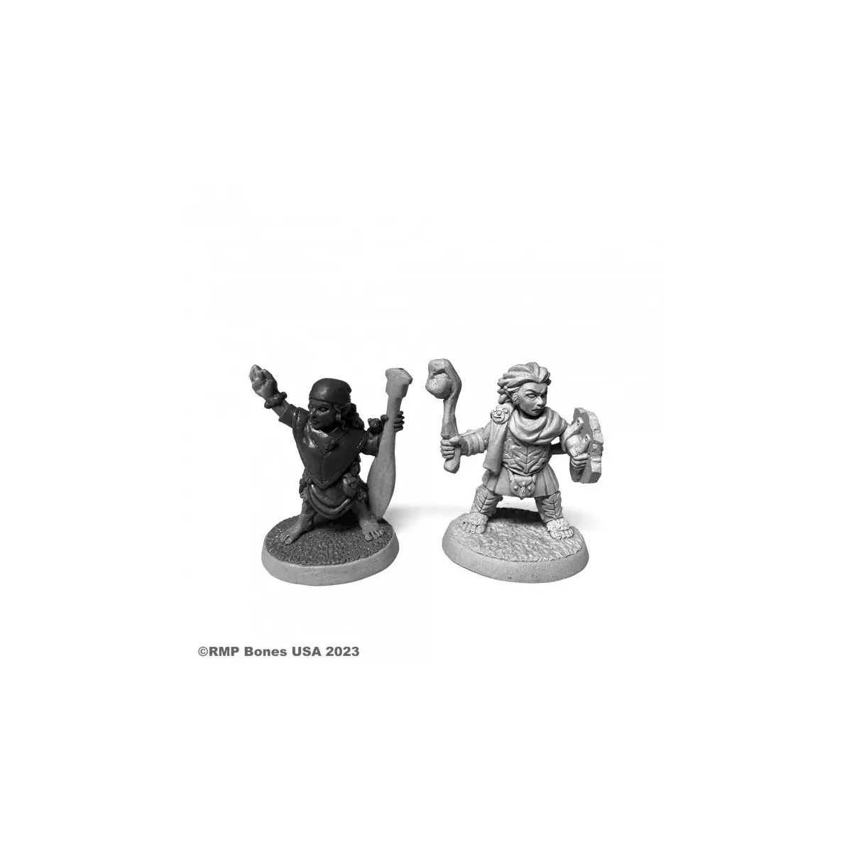 Halfling River Witch And Druid - Figurine Héros & Héroïnes Reaper Miniatures 