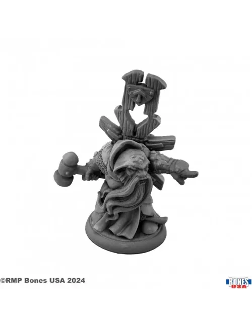 Ivar, Dwarf Cleric - Figurine Héros & Héroïnes Reaper Miniatures 