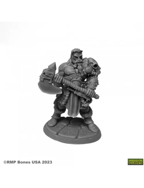 Kreed Bloodbeard, Human Barbarian - Figurine Héros & Héroïnes Reaper Miniatures 