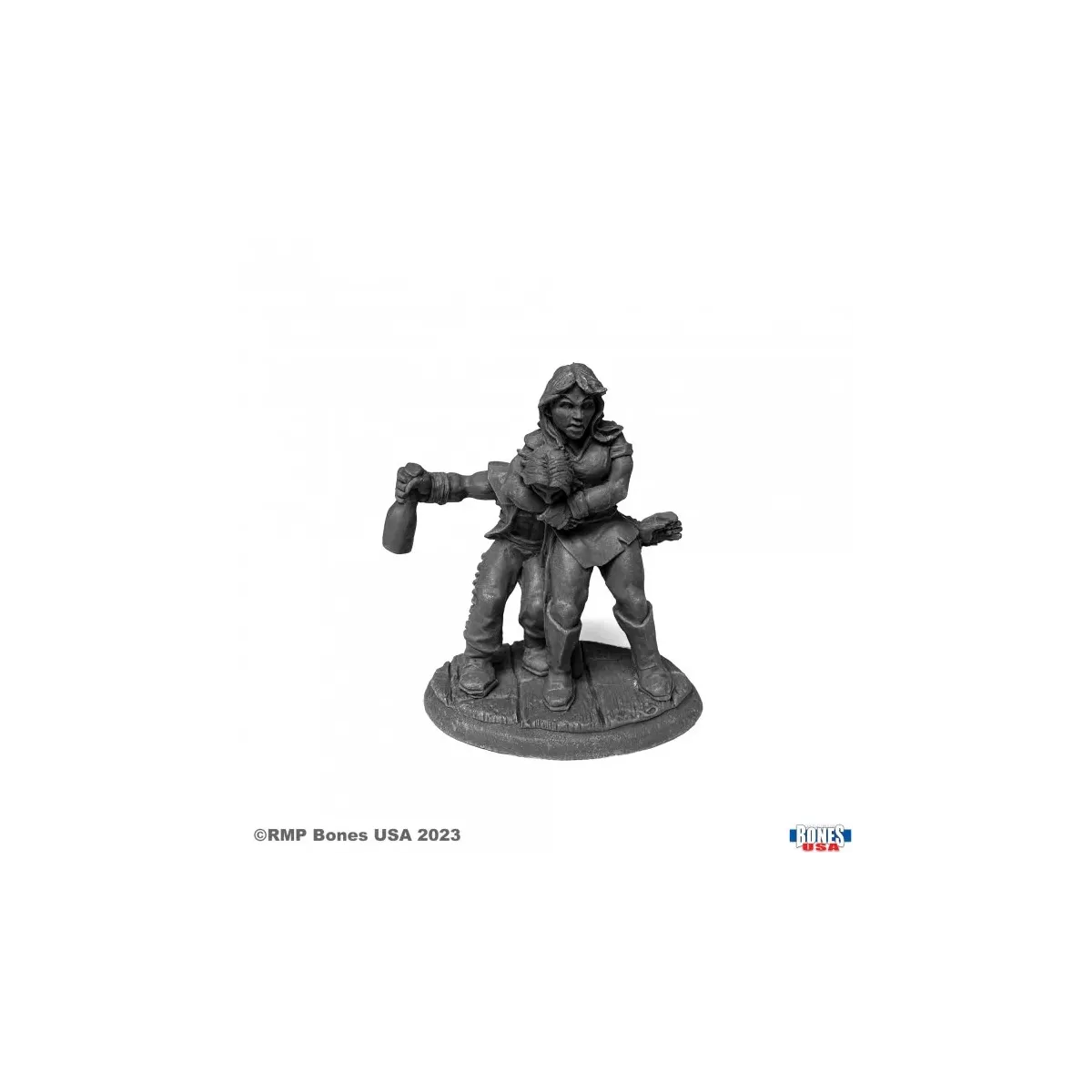 Bouncer And Rowdy Patron - Figurine Villageois / Townsfolk Reaper Miniatures 